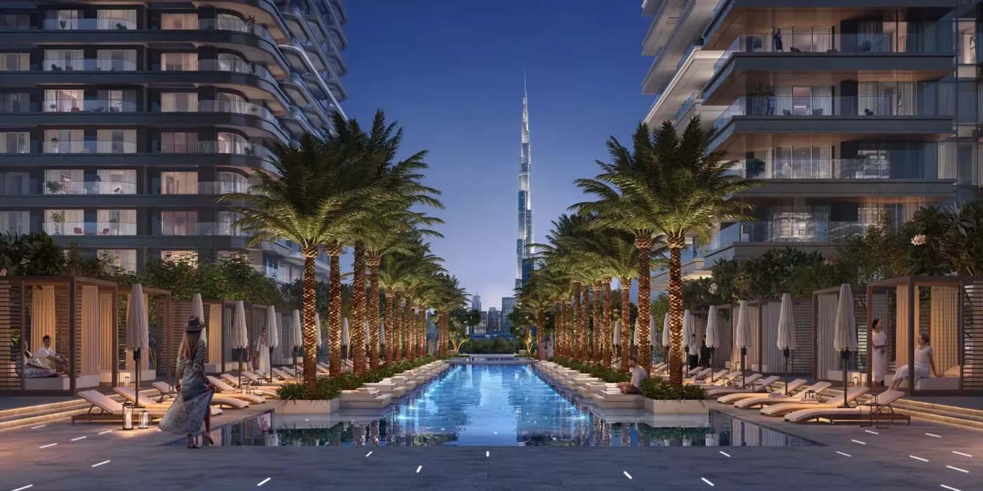 Luxury Dubai Skyline and Real Estate Properties