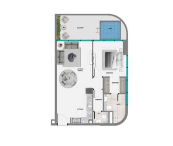 1 Bedroom with Pool
