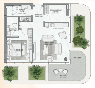 1 Bedroom Type 1