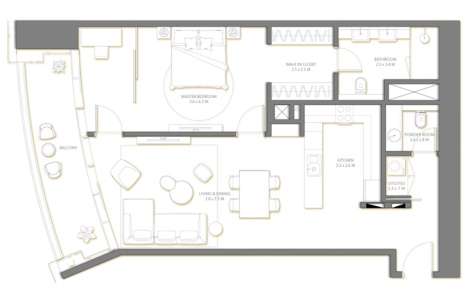 1 Bedroom Unit 1505