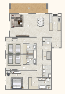 3 Bedroom + Maid (Type B)