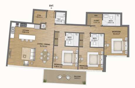 3BR type 2