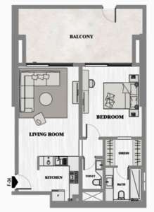1 Bedroom Type B