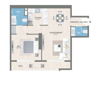 1 Bedroom type C