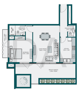 1 Bedroom Type E1