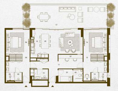 2 Bedroom Apartment type - A1