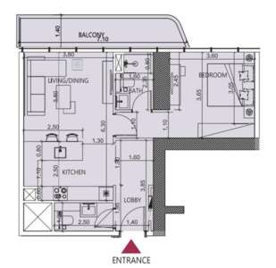 1 BEDROOM TYPE A