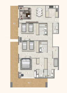 3 Bedroom + Maid (Type A)