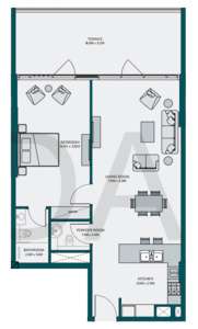 1 Bedroom Type B1