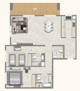 2 Bedroom Type H