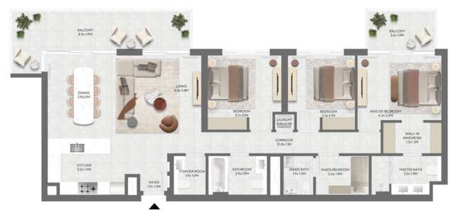 3 Bedroom Type C.3