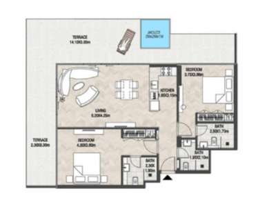 2 Bedroom Type 1