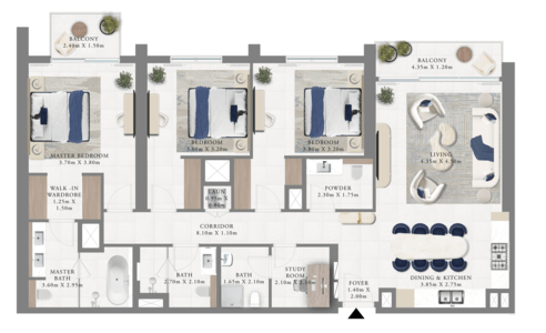 3 Bedroom