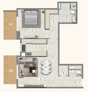 1 Bedroom Type D