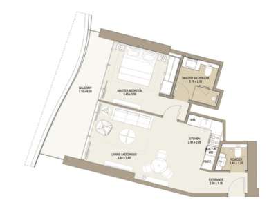 1 Bedroom Type B.1
