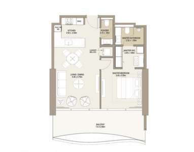 1 Bedroom Type B.2