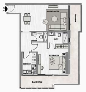 1 Bedroom Type T