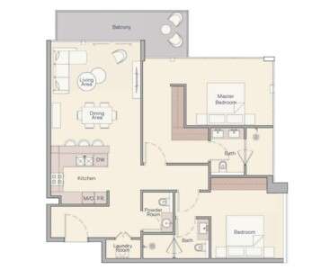 2 BEDROOM TYPE F
