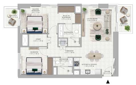 2 Bedroom Type A4