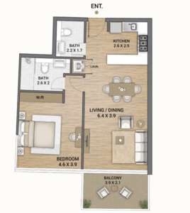 1BR type 1