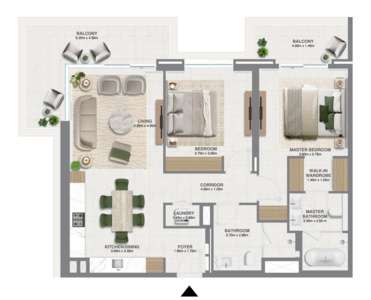 2 Bedroom Type 1