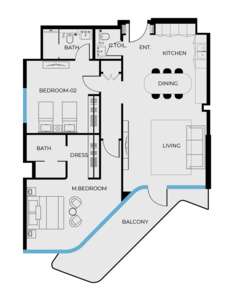 2 Bedroom Type B