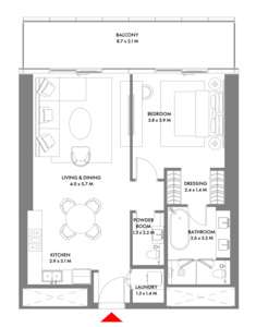 1 Bedroom Type A