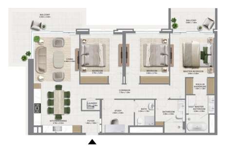 3 Bedroom Type 1
