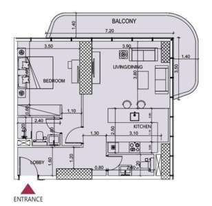 1 BEDROOM TYPE B