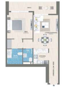 1 Bedroom type A
