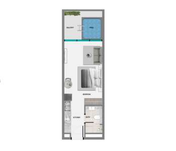 Studio with Pool