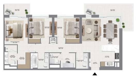 3 Bedroom Type 1