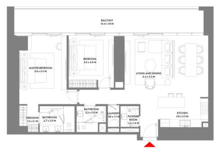 2 Bedroom Type C