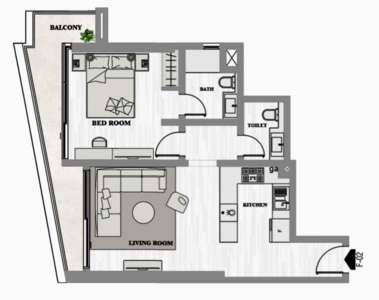 1 Bedroom Type L
