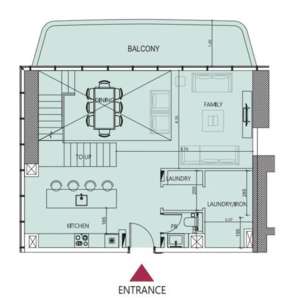 2 BEDROOM TYPE DUPLEX