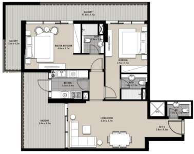 2 Bedroom Type 01