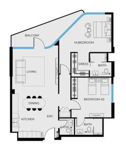 2 Bedroom Type A