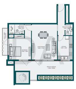1 Bedroom Type E1