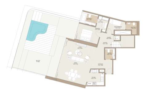 3 Bedroom Garden Duplex type 1