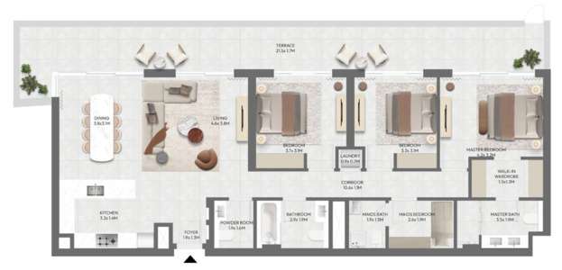 3 Bedroom Type C.1